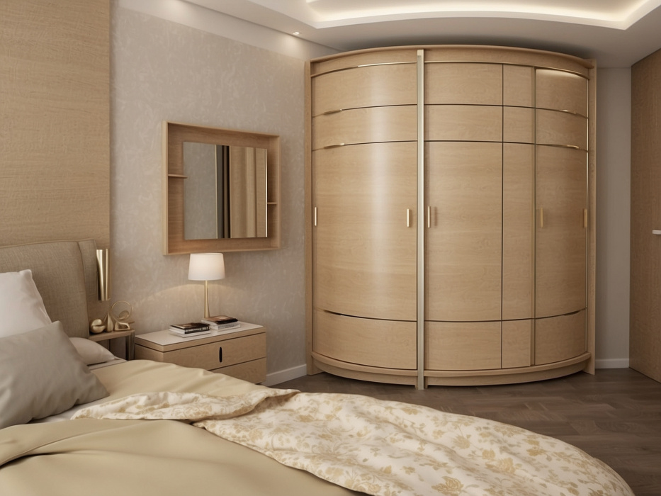 Радиусный шкаф купе «Антарес»